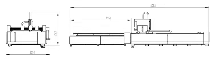 سٹینلیس سٹیل میٹل شیٹ کے لیے 1kw 2kw 3kw 6kw Cnc فائبر لیزر کٹنگ مشینیں