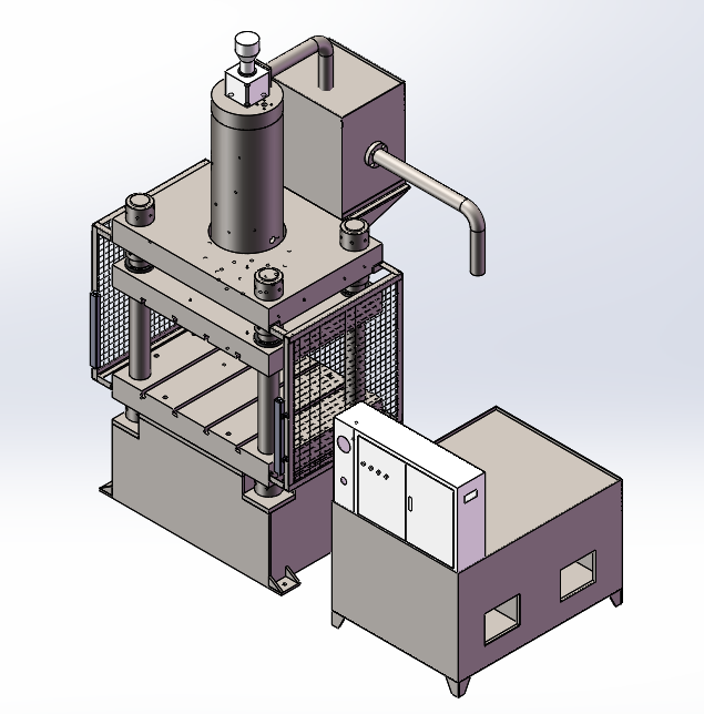 وہیل بیرو کے لیے 500 ٹن فور کالم تھری بیم ہائیڈرولک پریس مشین
