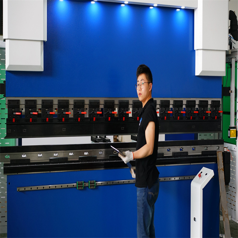 چین 220t Cnc موڑنے والی مشین 6 1 ایکسس ہائیڈرولک پریس بریک کی قیمت